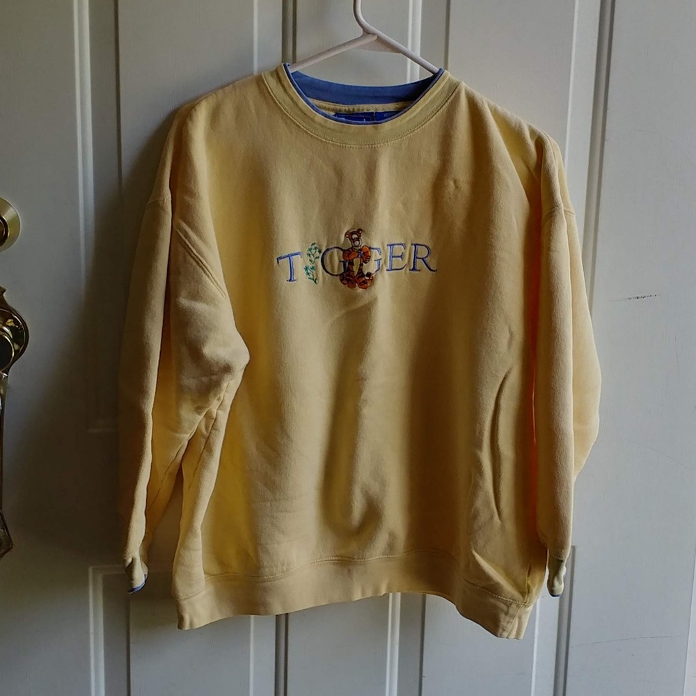 Disney Banana Yellow Tigger Sweatshirt